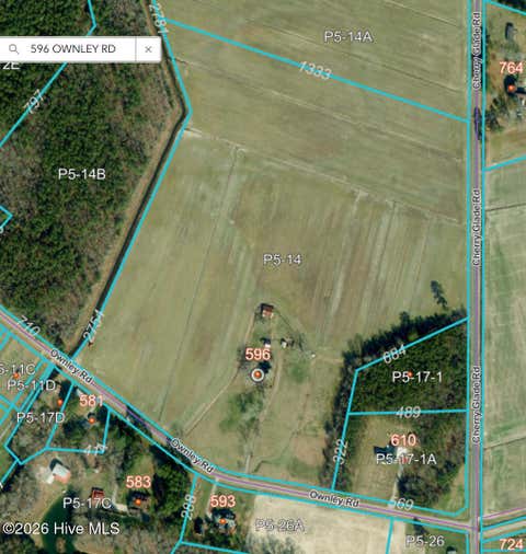 Vacant Land For Sale - 596 Ownley Road<br/> Pasquotank County, Elizabeth City, NC 27909