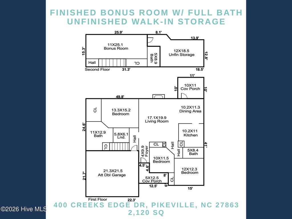 Photo of 400 Creeks Edge Drive, Pikeville, NC 27863 (MLS # 100542285)