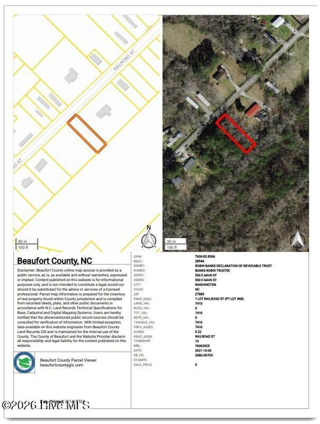 Photo of 414 Railroad Street, Belhaven, NC 27810 (MLS # 100567431)