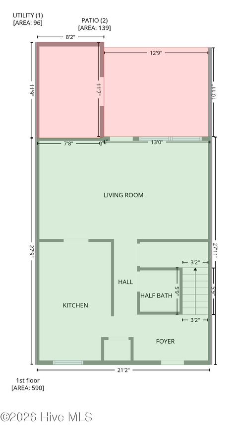 Tiny photo for 115 King George Court, Jacksonville, NC 28546 (MLS # 100555869)