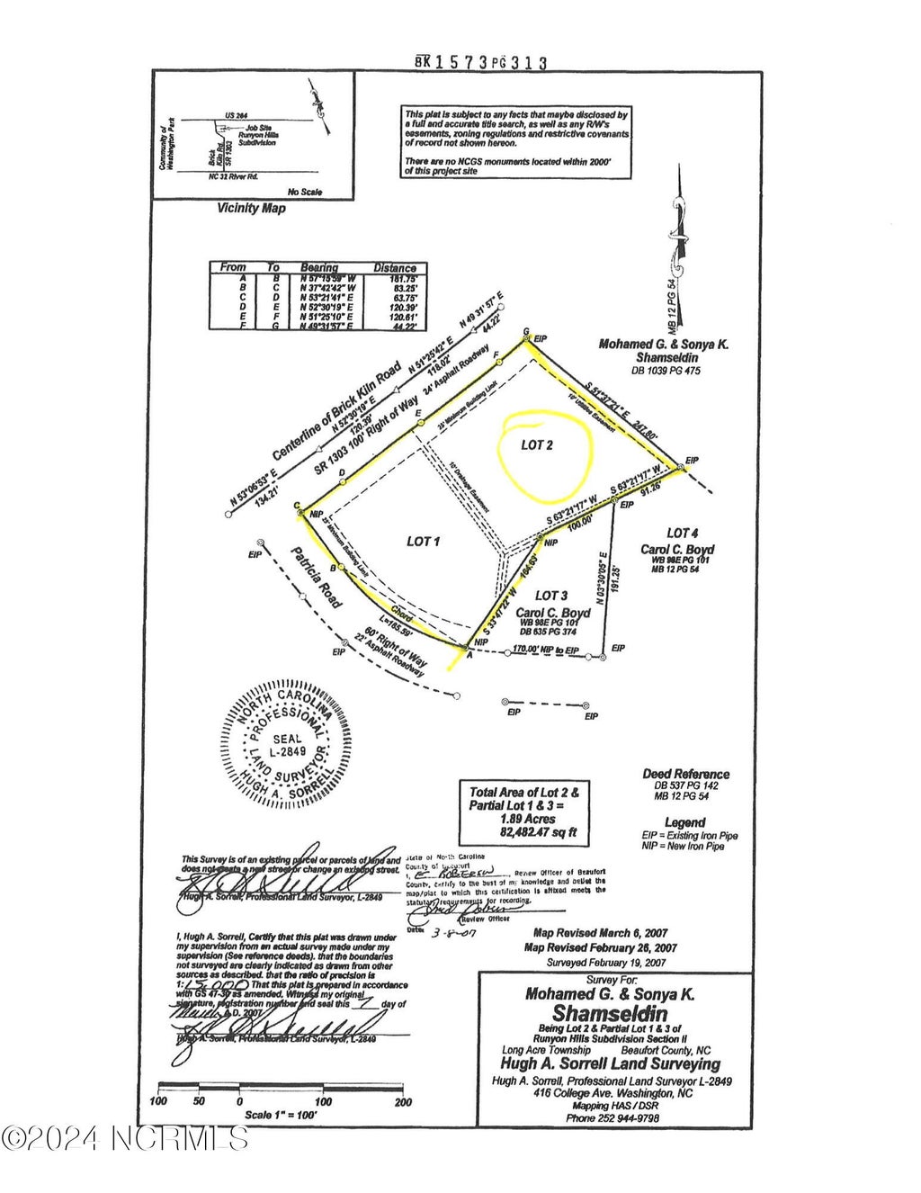 Photo of 0 Sr 1303 Road, Washington, NC 27889 (MLS # 100600767)