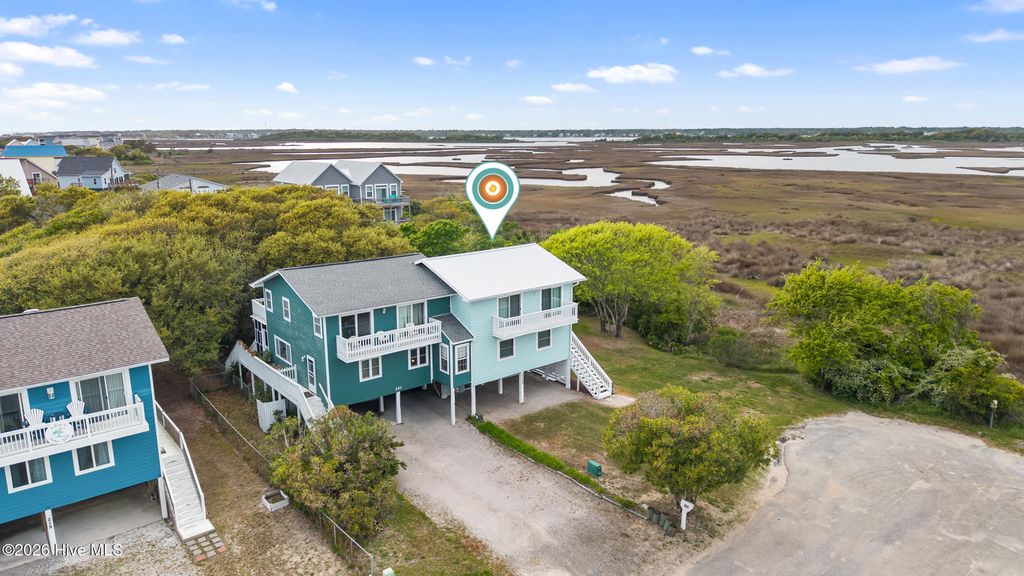 Photo of 223 Oyster Lane, North Topsail Beach, NC 28460 (MLS # 100573328)