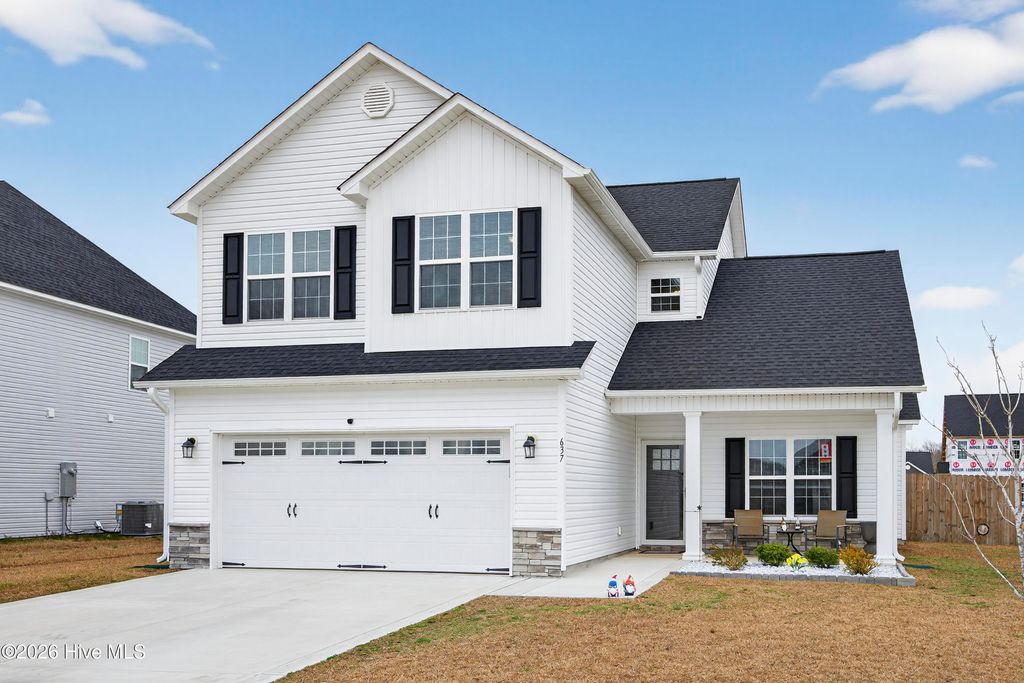 Photo of 637 Indigo Johnston Drive, Jacksonville, NC 28546 (MLS # 100558052)