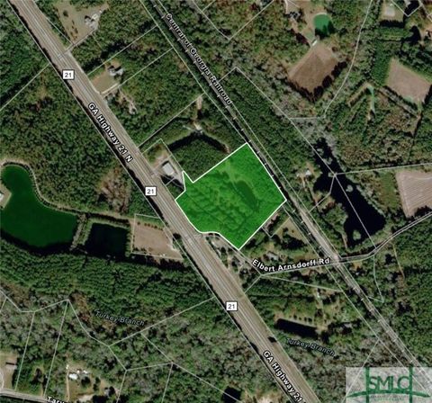 Vacant Land For Sale - Hwy 21 & Elbert Arnsdorff Road<br/> Effingham County, Springfield, GA 31329