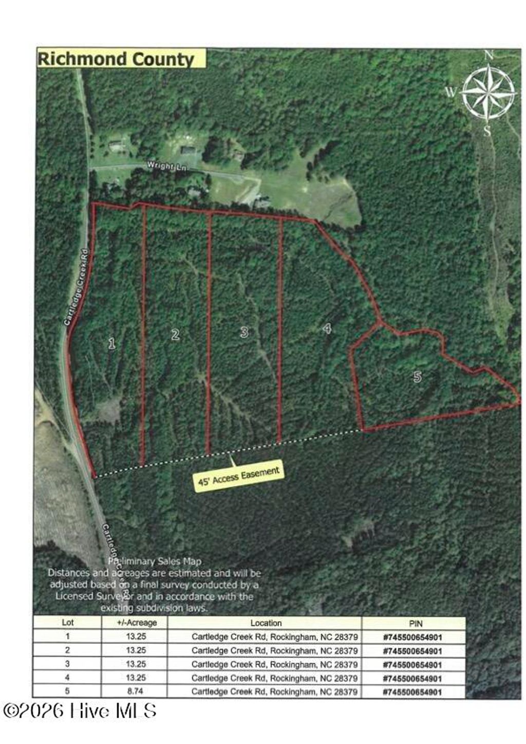 Photo of 0 Cartledge Creek Road, Rockingham, NC (MLS # 100573054)