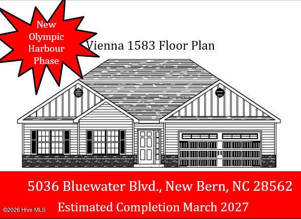 Photo of 5036 Bluewater Boulevard, New Bern, NC 28562 (MLS # 100607057)