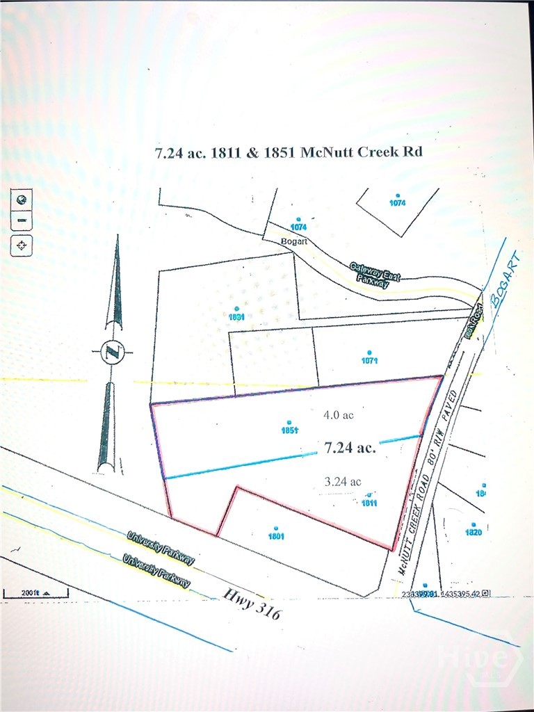 1811/1851 McNutt Creek Rd Road