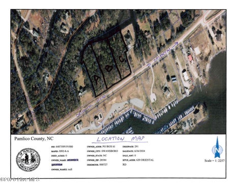 Vacant Land For Sale - 620 Oriental Road<br/> Pamlico County, Oriental, NC 28571