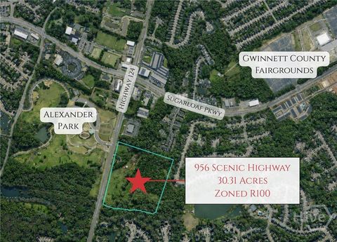 Vacant Land For Sale - 956 Scenic Highway<br/> Lawrenceville, GA 30045