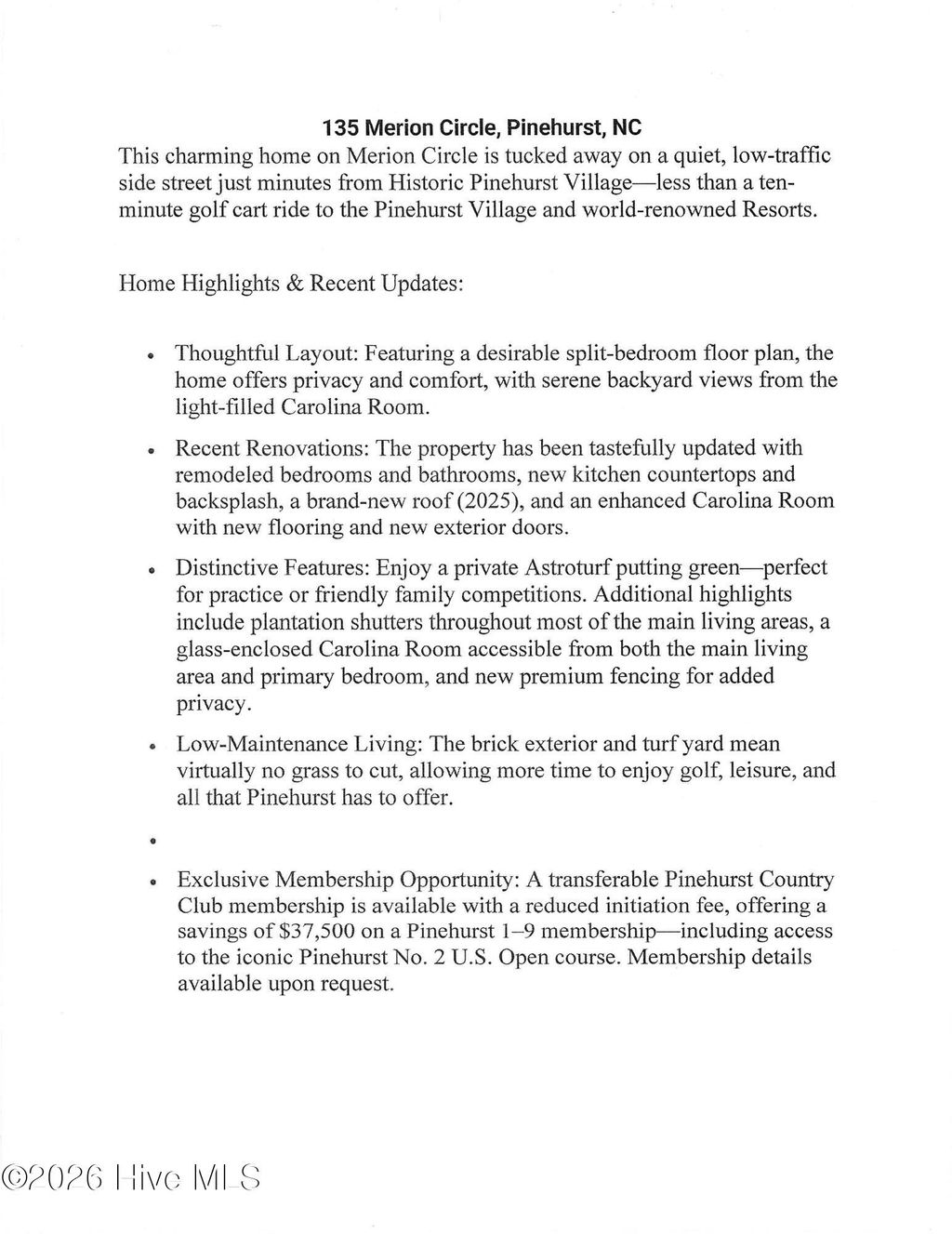 Photo of 135 Merion Circle, Pinehurst, NC 28374 (MLS # 100549025)