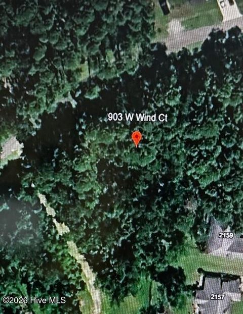 Vacant Land For Sale - 903 W Wind Court<br/> New Bern, NC 28560