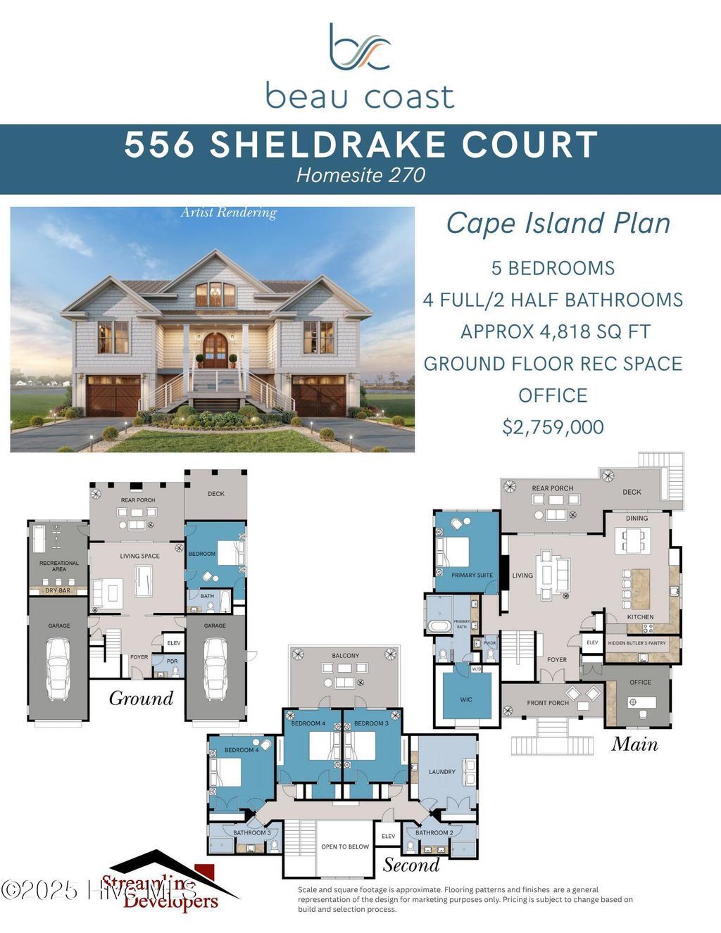 Photo of 556 Sheldrake Court, Beaufort, NC 28516 (MLS # 100535359)