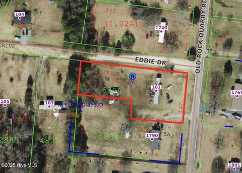 Vacant Land For Sale - 101 Eddie Drive<br/> Princeton, NC 27569