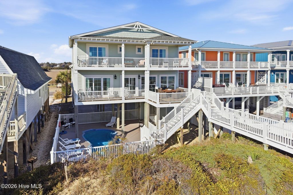 Photo of 595 Ocean Boulevard W, Holden Beach, NC 28462 (MLS # 100555473)