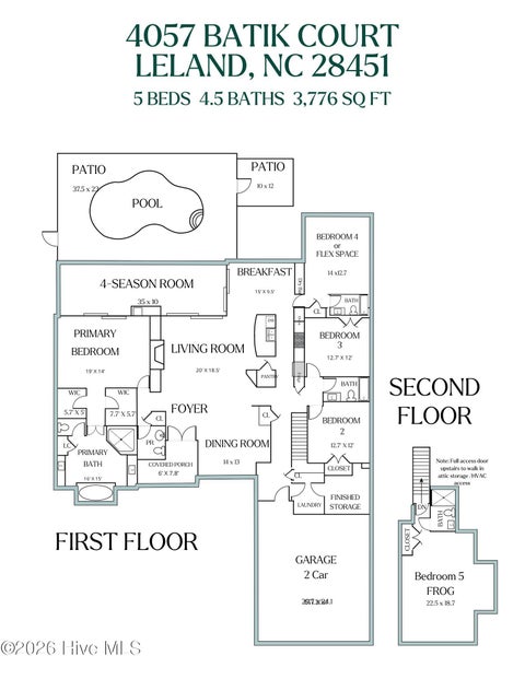 Tiny photo for 4057 Batik Court, Leland, NC 28451 (MLS # 100611341)