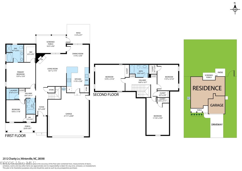 Photo of 2512 Charity Lane, Winterville, NC 28590 (MLS # 100590397)