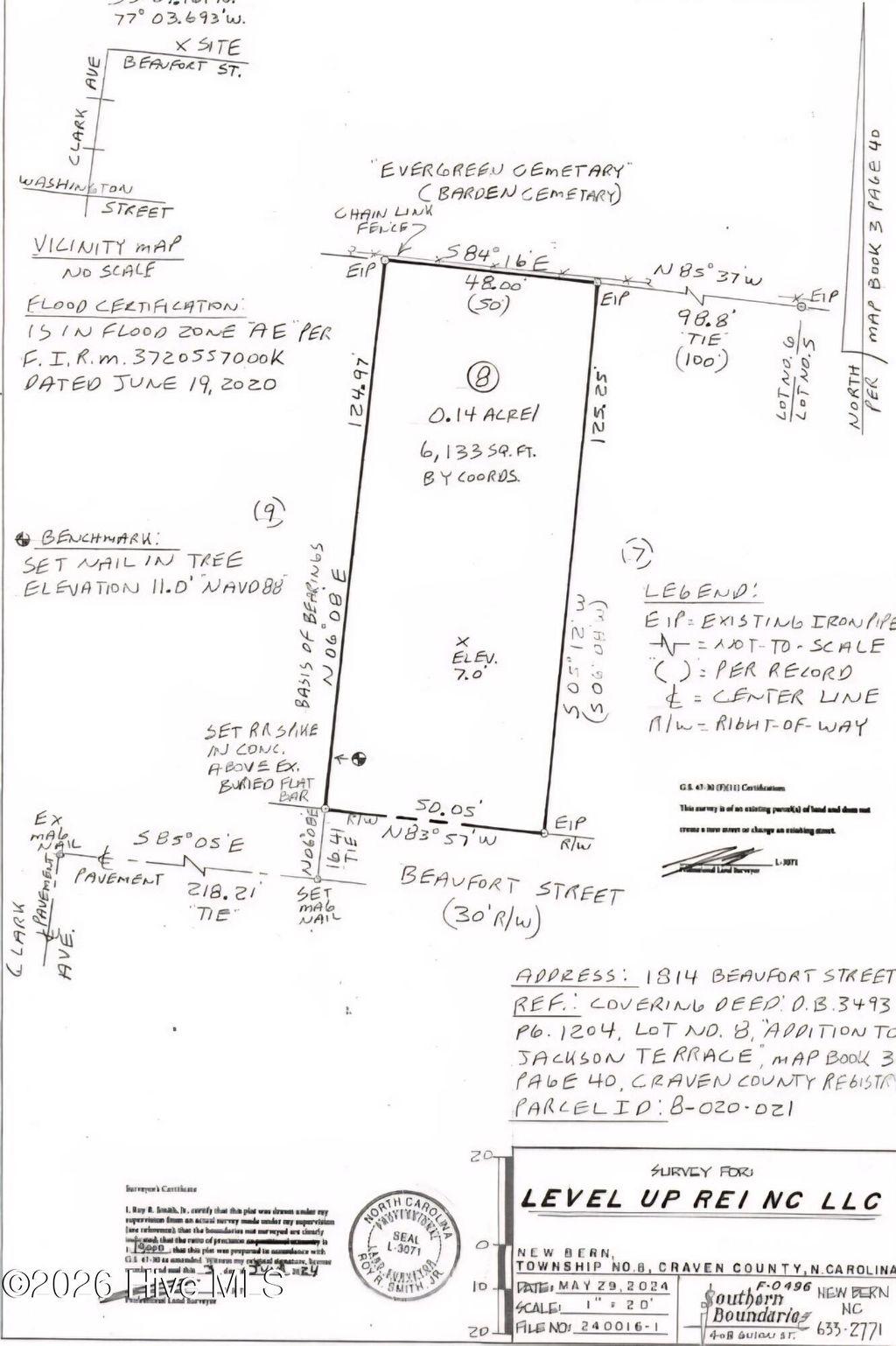 Photo of 1814 Beaufort Street, New Bern, NC 28560 (MLS # 100566936)