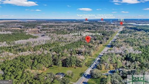 Vacant Land For Sale - 13208 E Oglethorpe Highway<br/> Liberty County, Midway, GA 31320