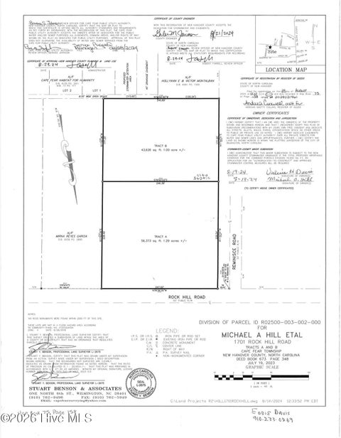 Vacant Land For Sale - TRACT B Reminisce Road<br/> Castle Hayne, NC 28429