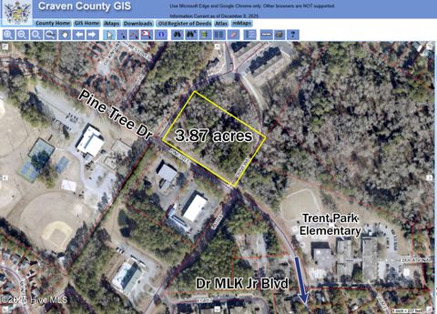 Vacant Land For Sale - 1100 Pinetree Drive<br/> Craven County, New Bern, NC 28562