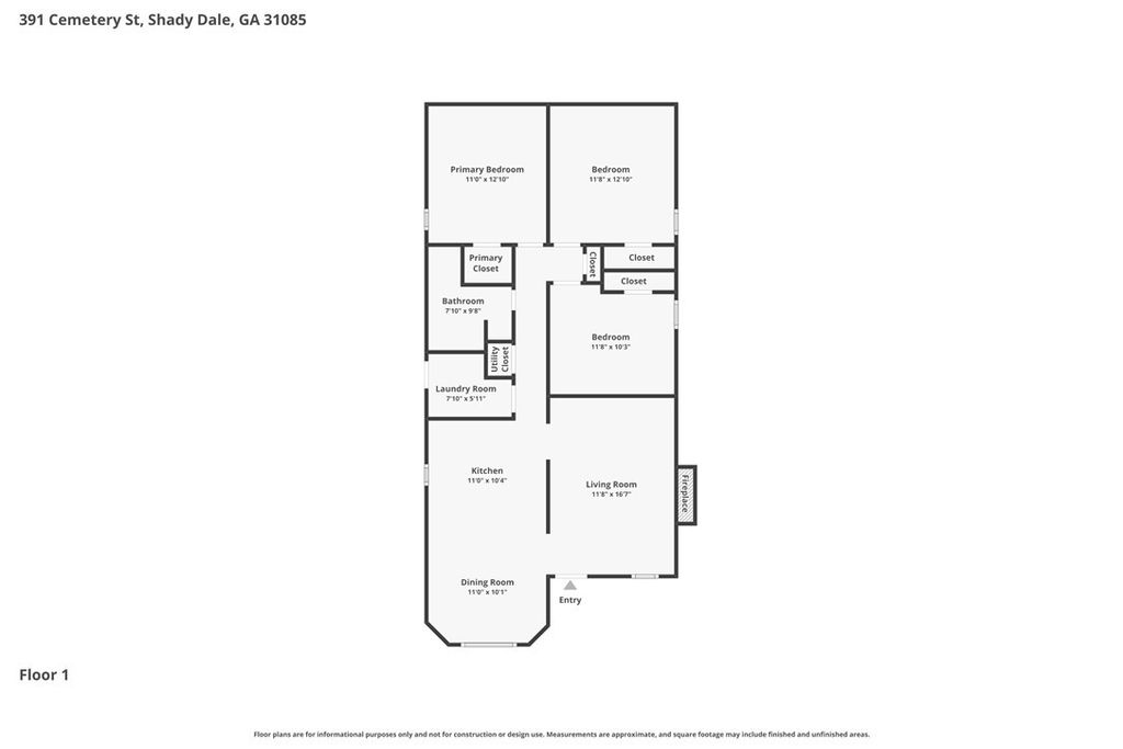 Photo of 391 Cemetery Street, Shady Dale, GA 31085 (MLS # CL354266)