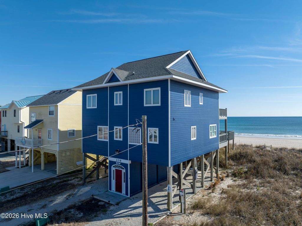 Photo of 338 Sea Shore Drive, North Topsail Beach, NC 28460 (MLS # 100574674)