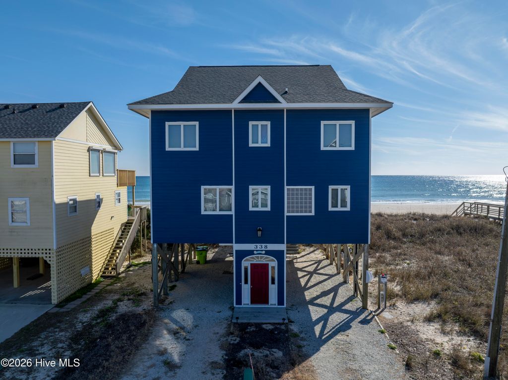 Photo of 338 Sea Shore Drive, North Topsail Beach, NC 28460 (MLS # 100574674)