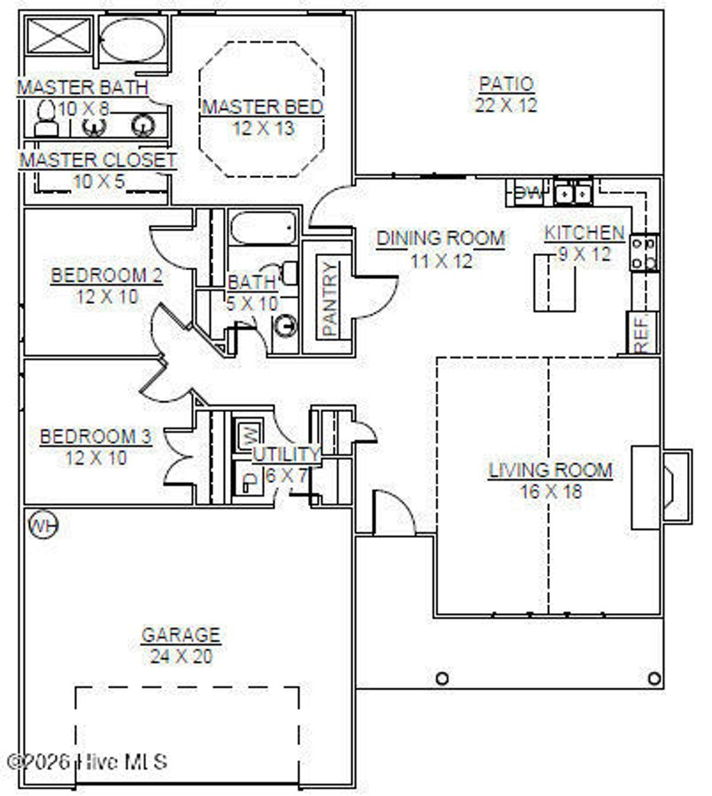 Photo of 4020 Bluewater Boulevard, New Bern, NC 28562 (MLS # 100554910)