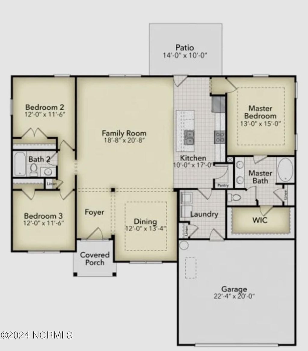 Photo of 156 Seashore Street, Grimesland, NC 27837 (MLS # 100555546)