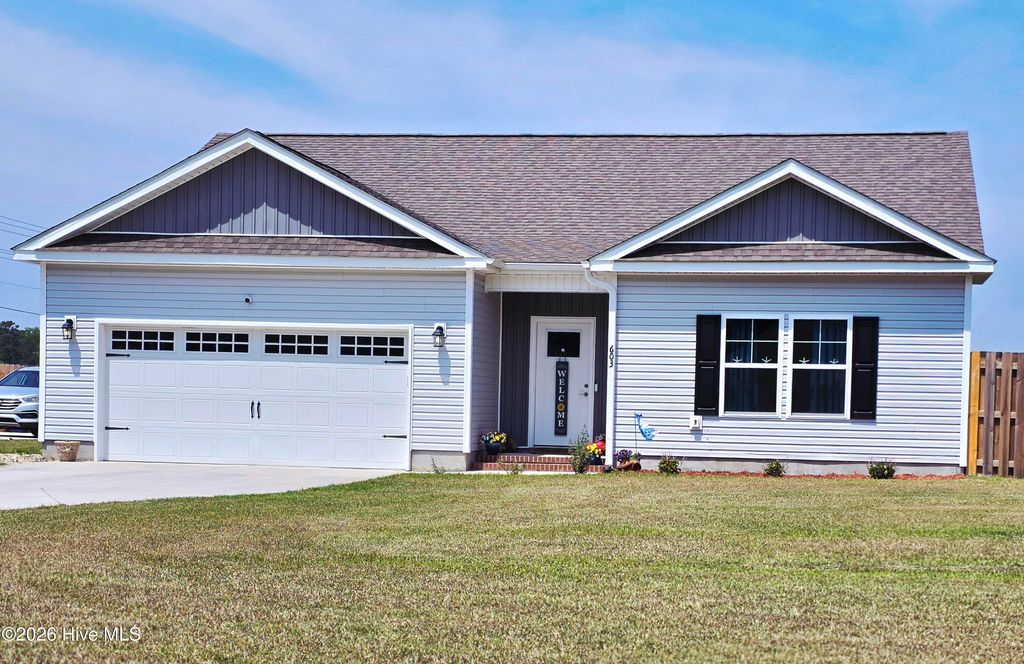 Photo of 603 Bright Harvest Drive, Maysville, NC 28555 (MLS # 100570766)