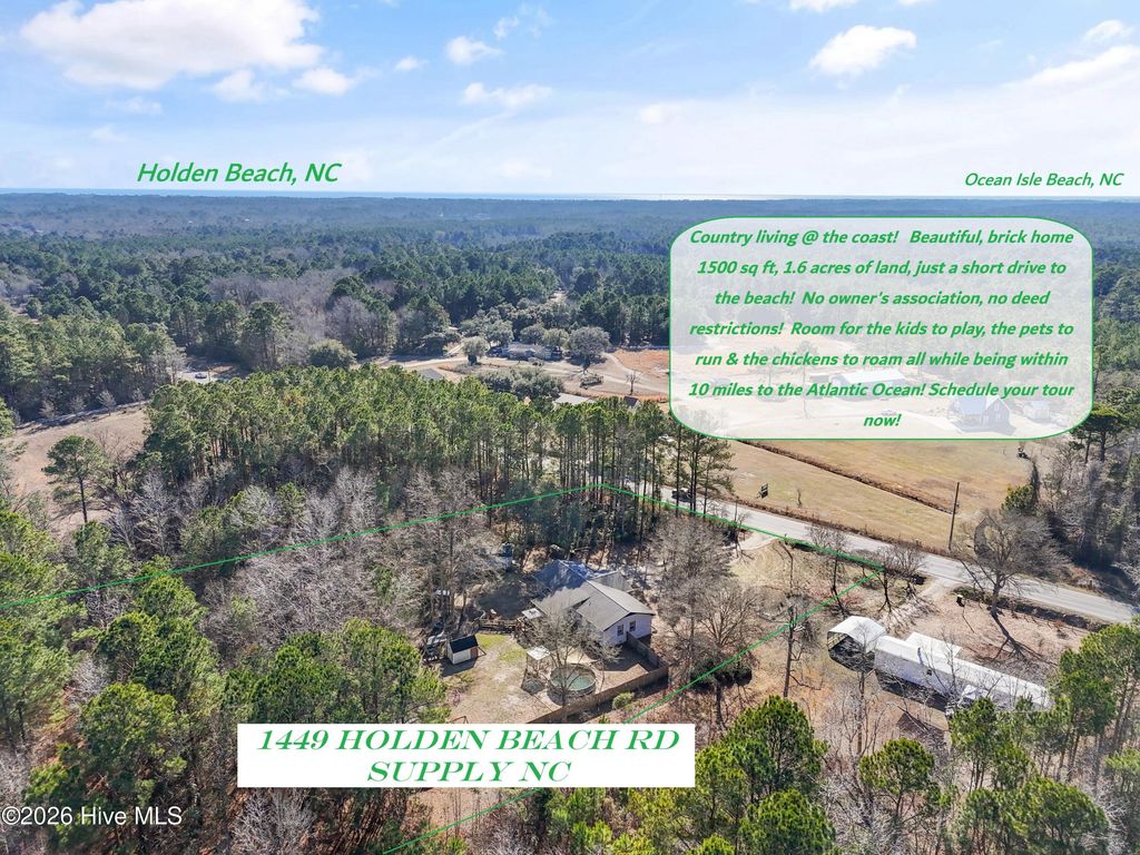 Photo of 1449 Holden Beach Road SW, Supply, NC 28462 (MLS # 100550559)
