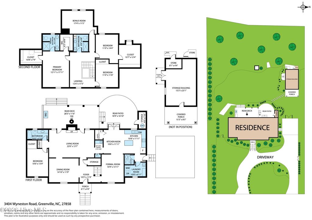 Photo of 3404 Wyneston Road, Greenville, NC 27858 (MLS # 100560587)