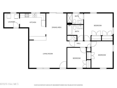 Tiny photo for 206 Kerry Court, Jacksonville, NC 28546 (MLS # 100550340)