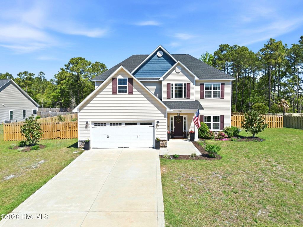Photo of 134 Evergreen Forest Drive, Sneads Ferry, NC 28460 (MLS # 100569153)