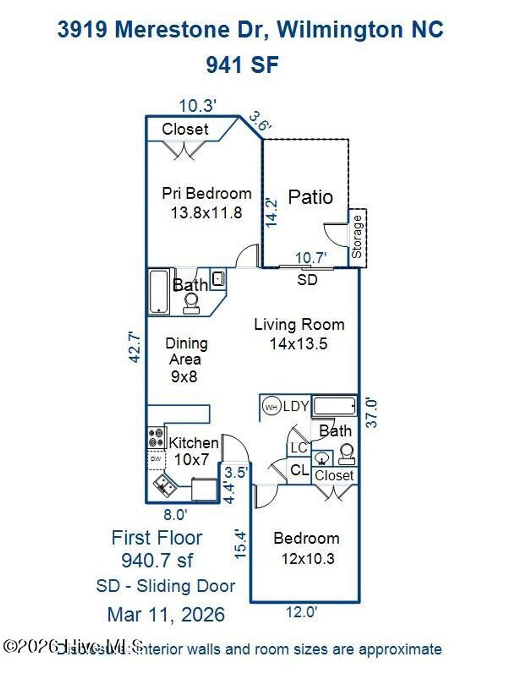 Photo of 3919 Merestone Drive, Wilmington, NC 28412 (MLS # 100562733)