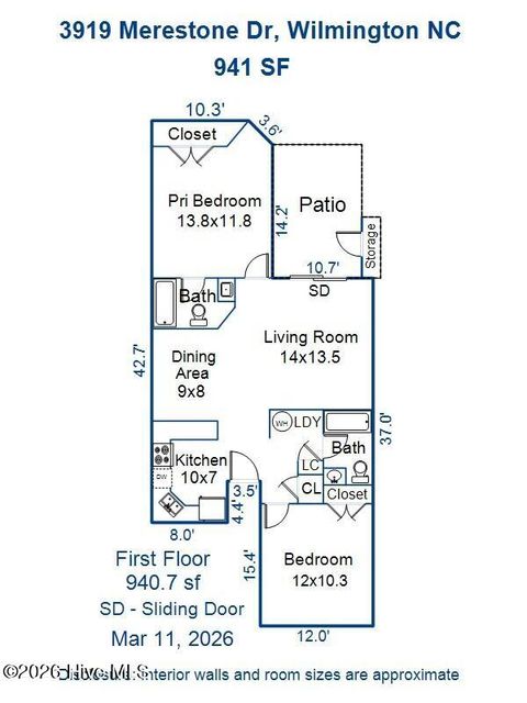 Tiny photo for 3919 Merestone Drive, Wilmington, NC 28412 (MLS # 100562733)