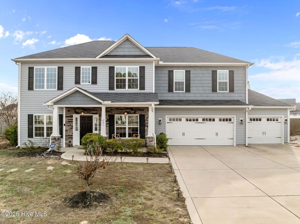 Photo of 201 Weston Woods Street, Raeford, NC 28376 (MLS # 100549056)