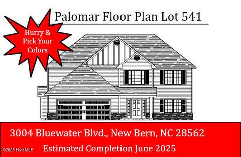 Photo of 3004 Bluewater Boulevard, New Bern, NC 28562 (MLS # 100546989)