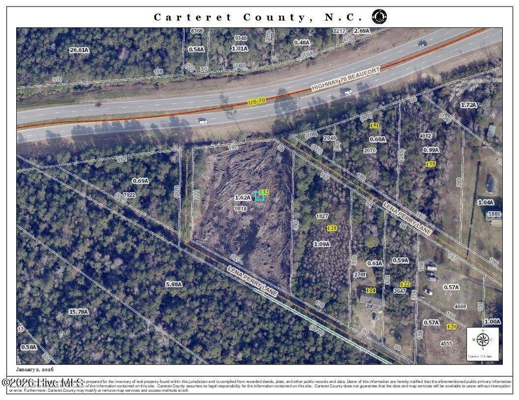 Photo of 132 Lena Perry Lane, Beaufort, NC 28516 (MLS # 100547260)