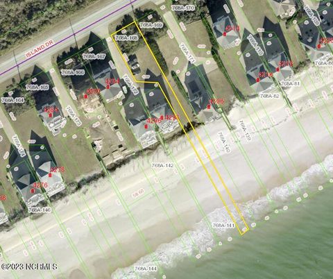 Tiny photo for 4300 Island Drive, North Topsail Beach, NC 28460 (MLS # 100568416)