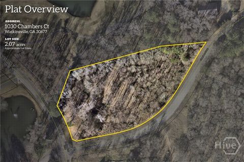 Vacant Land For Sale - 1030 Chambers Court<br/> Bogart, GA 30677