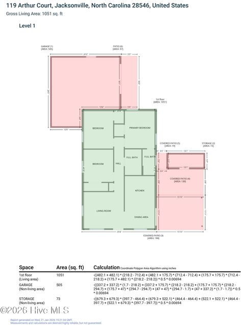 Tiny photo for 119 Arthur Court, Jacksonville, NC 28546 (MLS # 100550516)