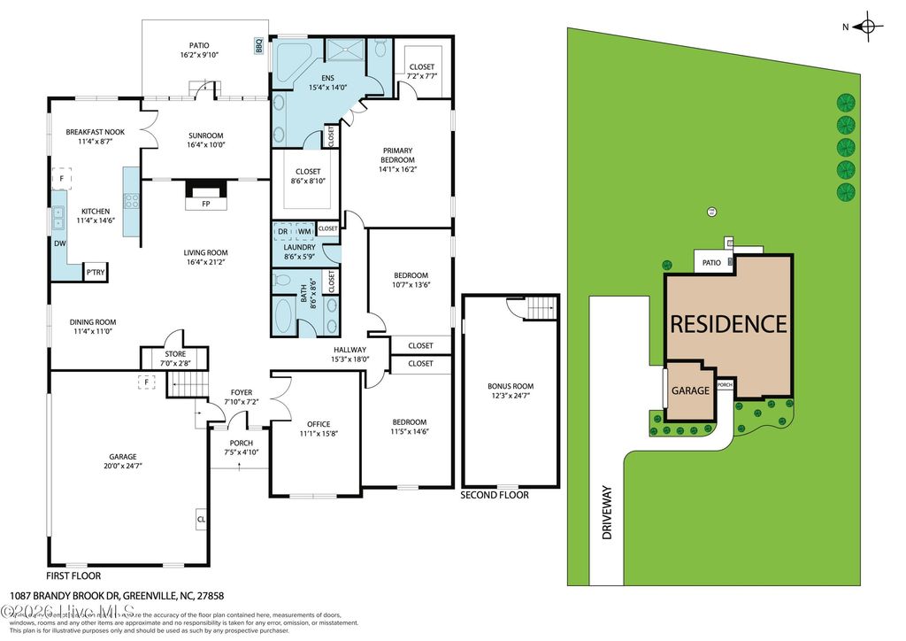 Photo of 1087 Brandy Brook Drive, Greenville, NC 27858 (MLS # 100567787)