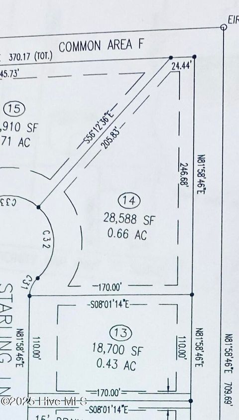 Vacant Land For Sale - LOT 14 Starling Lane<br/> New Bern, NC 28562