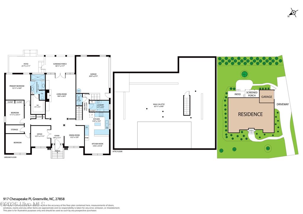 Photo of 917 Chesapeake Place, Greenville, NC 27858 (MLS # 100557824)