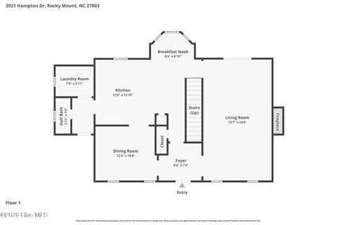 Homes For Sale - 3921 Hampton Drive<br/> Rocky Mount, NC 27803
