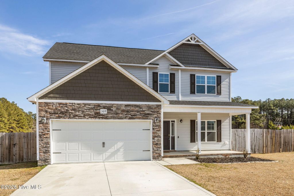 Photo of 309 Sunrose Drive, Maysville, NC 28555 (MLS # 100552339)