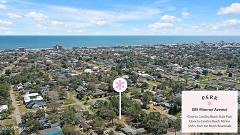 Tiny photo for 809 Monroe Avenue, Carolina Beach, NC 28428 (MLS # 100561718)