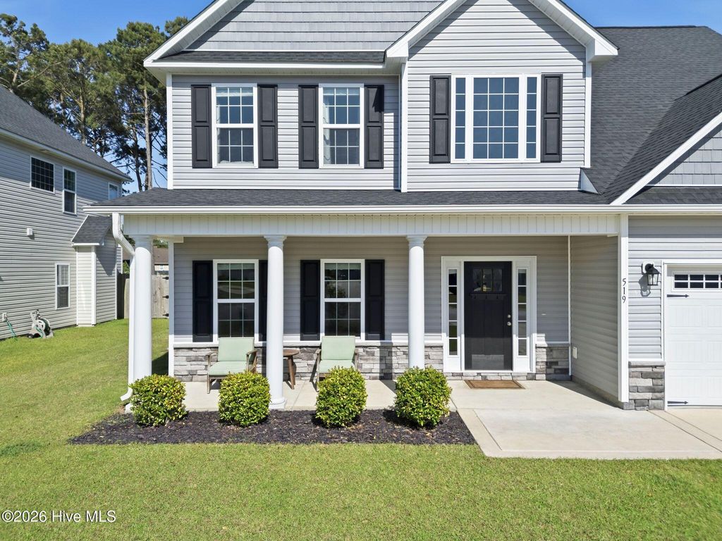 Photo of 519 White Shoal Way, Sneads Ferry, NC 28460 (MLS # 100570227)