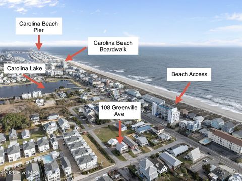Tiny photo for 108 Greenville Avenue, Carolina Beach, NC 28428 (MLS # 100544620)